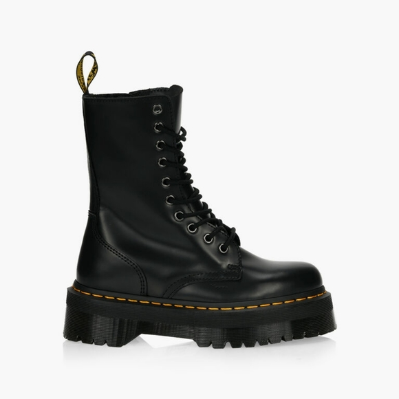 Dr. Martens Black Lace Up Boots - Picture 1 of 5